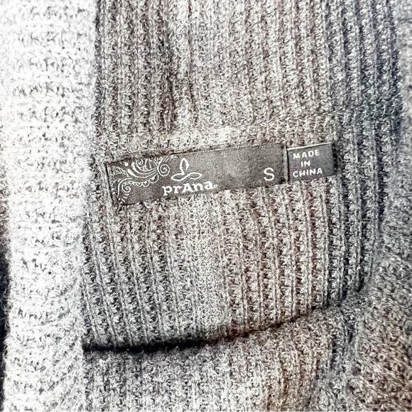 Prana Milani Merino Wool Blend Cowl Neck Sweater Dress S Grey - Picture 6 of 8